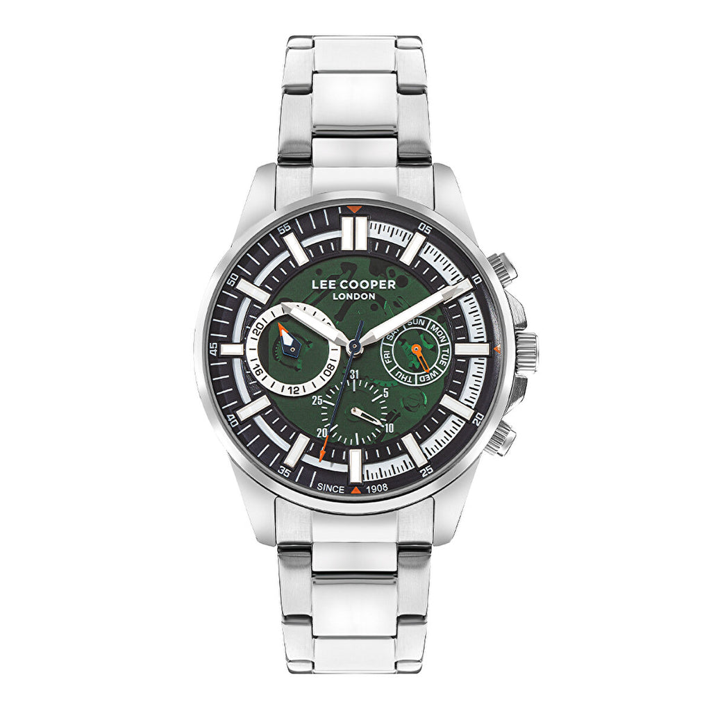 LEE COOPER Men’s Multi Function Green Dial Watch – LC07817.390