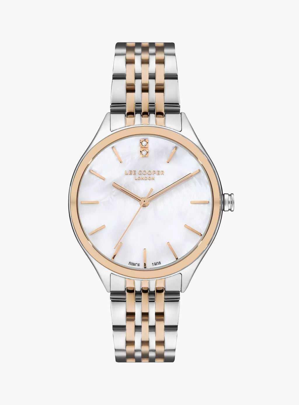 LEE COOPER Women’s Analog Silver Dial Watch – LC07821.520