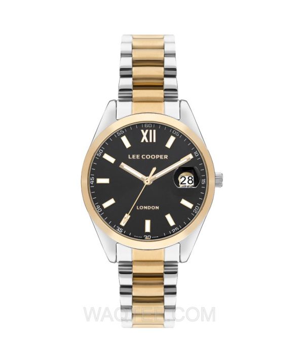 LEE COOPER Women’s Analog Black Dial Watch – LC07827.250