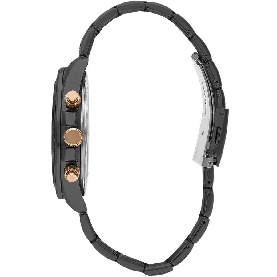 LEE COOPER Men’s Multi Function Black Band Watch | LC07829.060