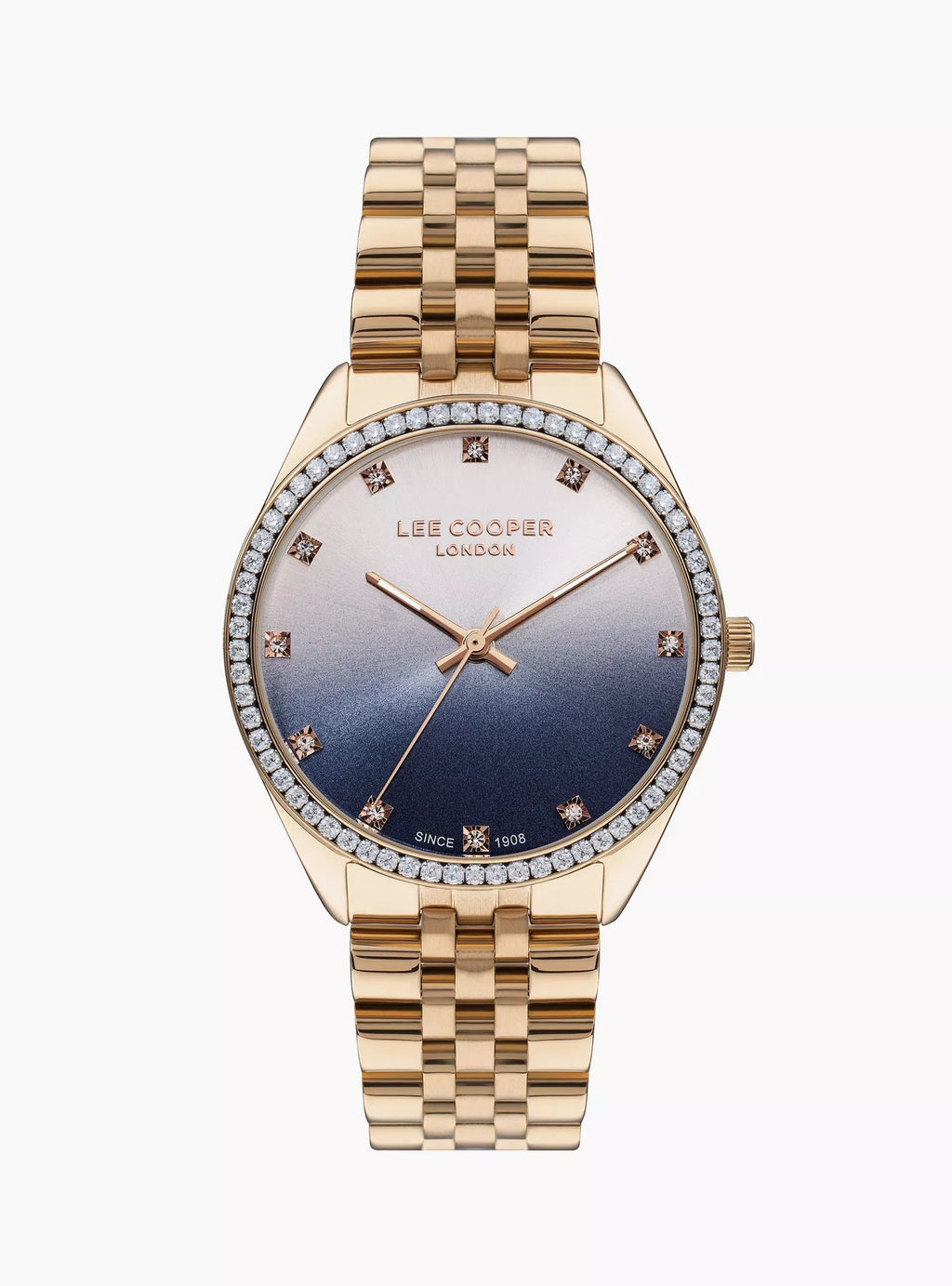 LEE COOPER Women’s Analog Blue MOP Dial Watch – LC07831.490