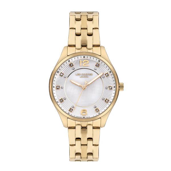 LEE COOPER Women’s Analog Gold Band Watch | LC07832.120