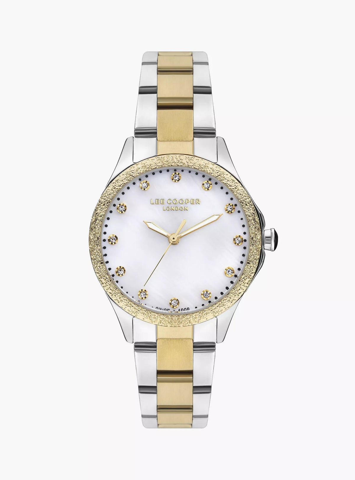 LEE COOPER Women’s Analog White MOP Dial Watch – LC07840.220