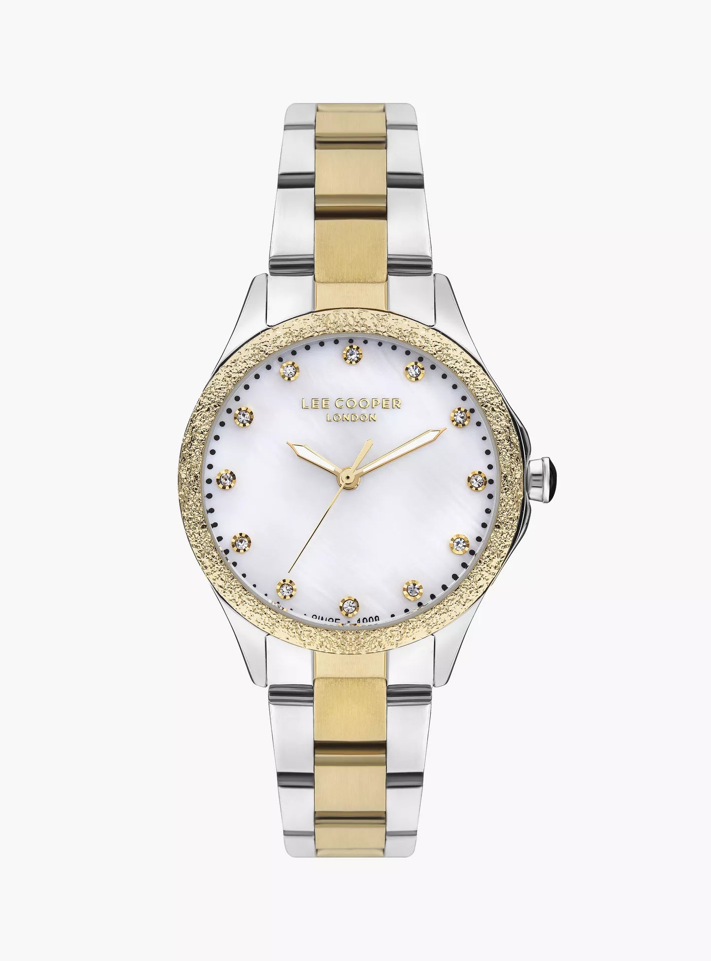 LEE COOPER Women’s Analog White MOP Dial Watch | LC07840.220