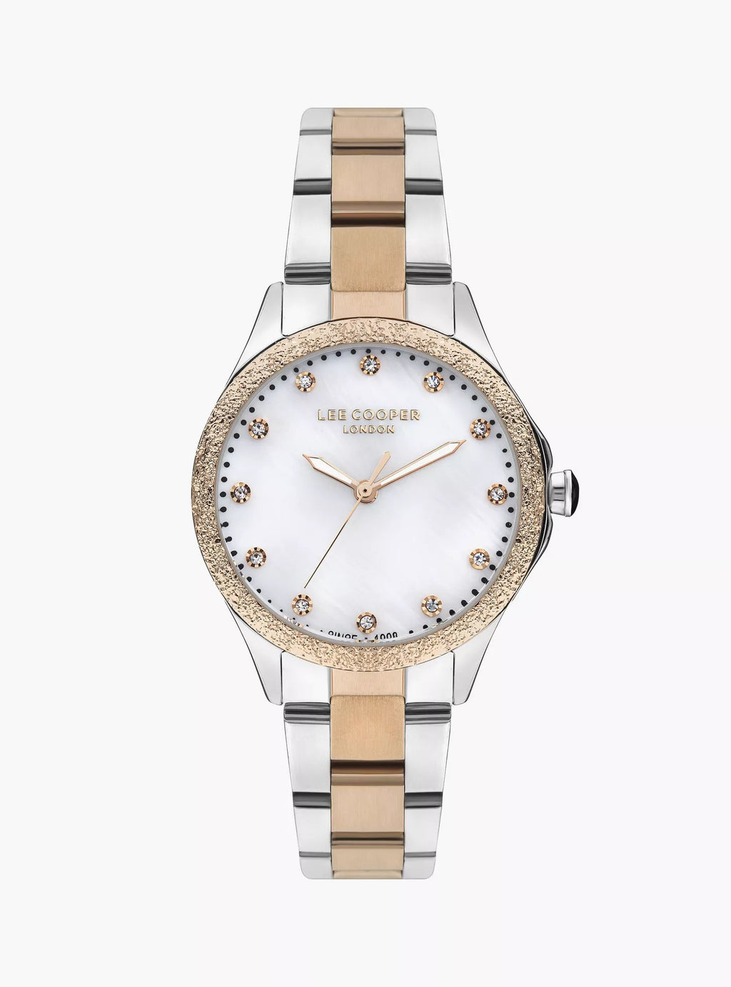 LEE COOPER Women’s Analog White MOP Dial Watch – LC07840.520