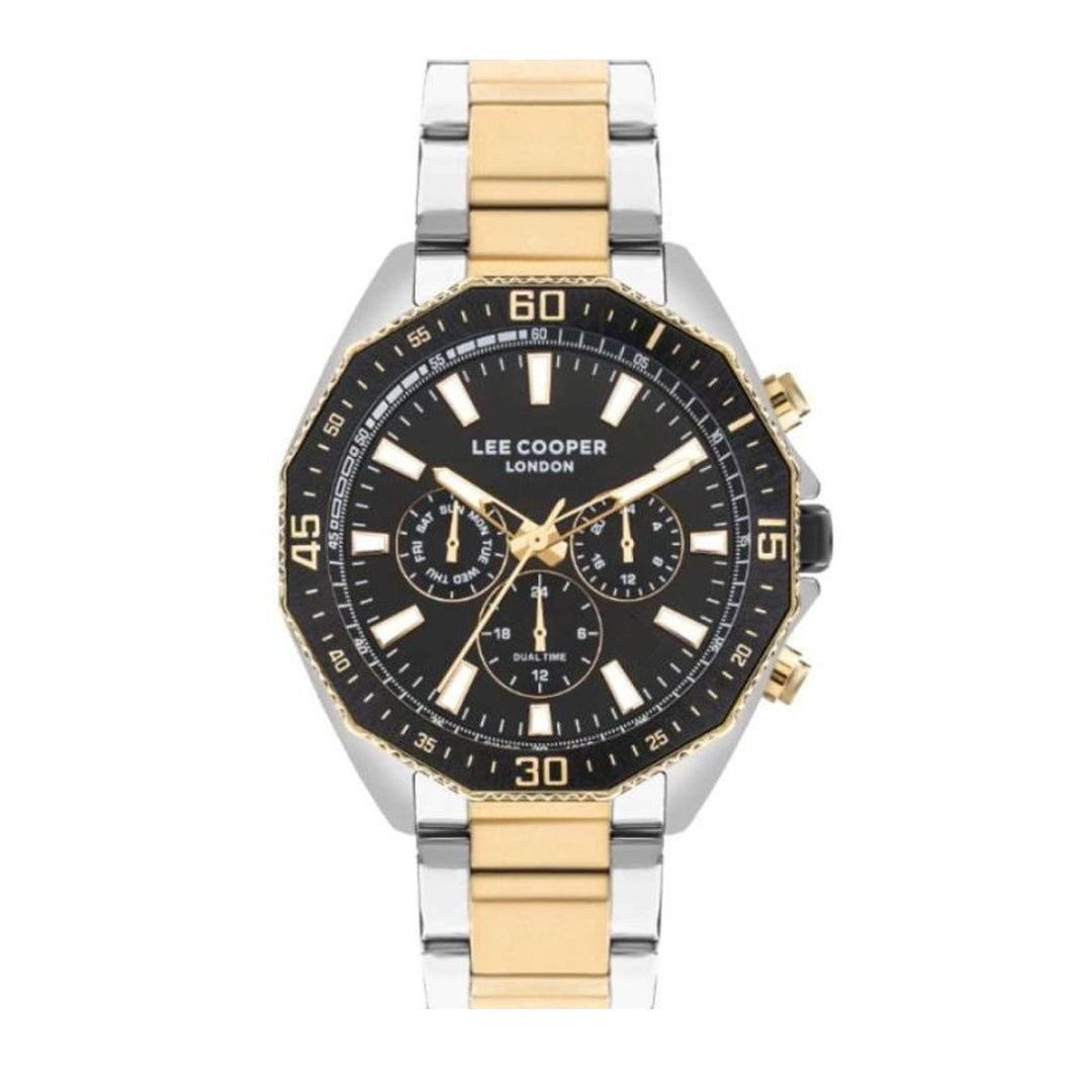 LEE COOPER Men’s Multi Function Black Dial Watch – LC07847.260