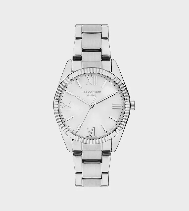 LEE COOPER Women’s Analog White MOP Dial Watch | LC07868.320