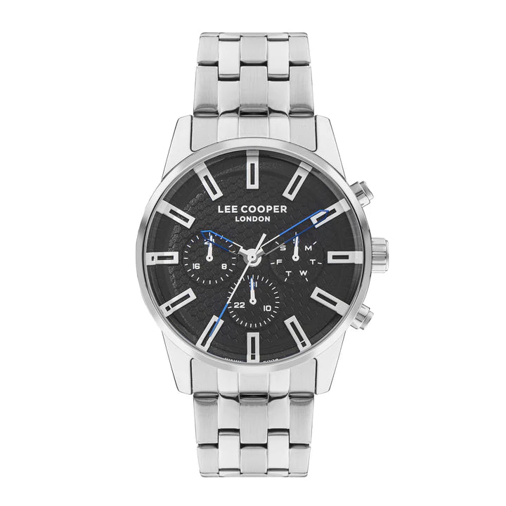 LEE COOPER Men’s Multi Function Black Dial Watch | LC07879.350