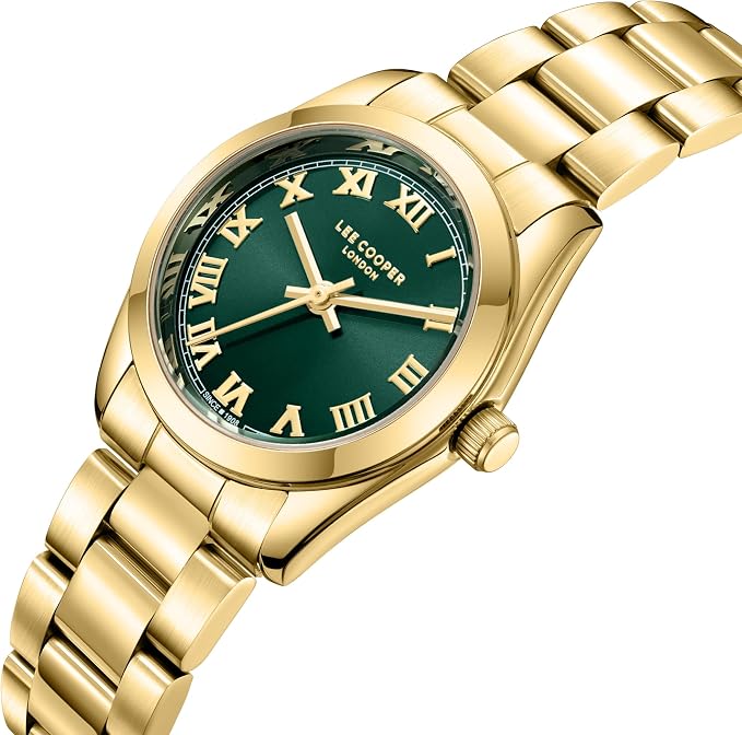 LEE COOPER Women’s Analog DARK GREEN Dial Watch – LC08190.170