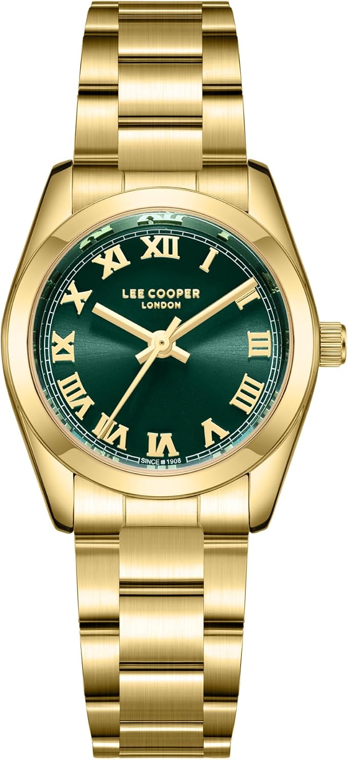 LEE COOPER Women’s Analog DARK GREEN Dial Watch – LC08190.170