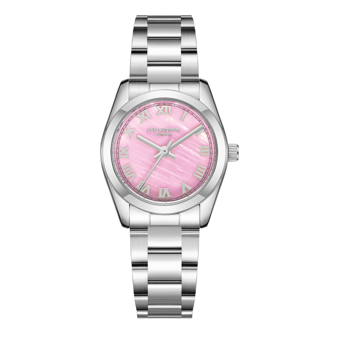 LEE COOPER Women’s Analog PINK MOP Dial Watch – LC08190.380