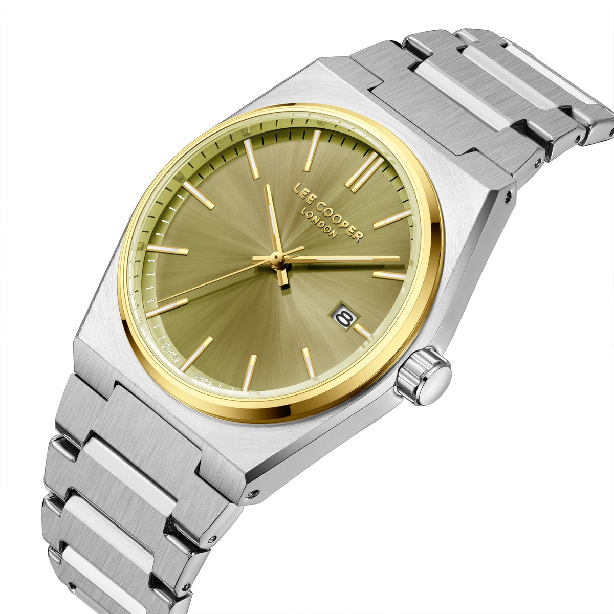 LEE COOPER Men’s Analog GOLD TO BROWN Dial Watch – LC08196.260