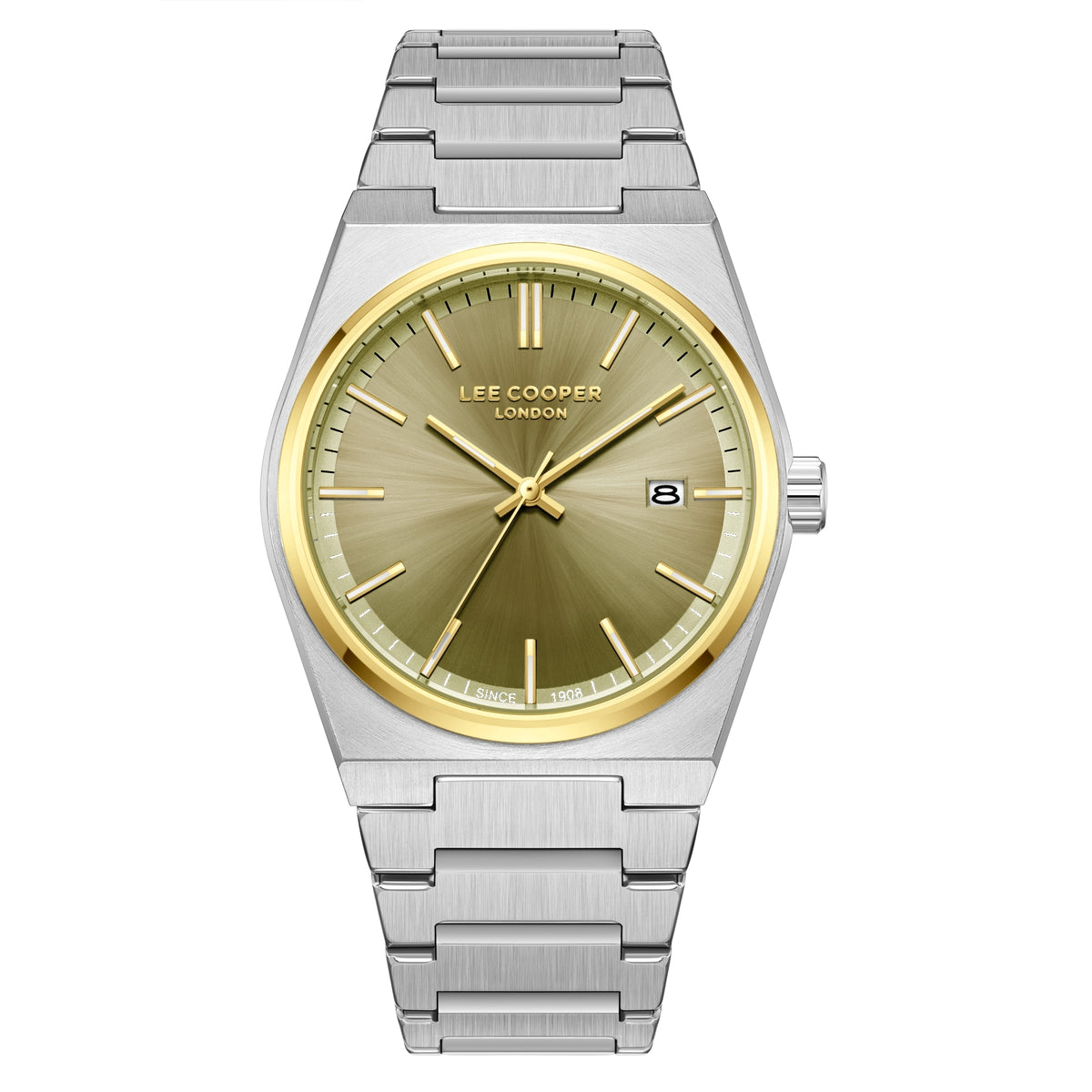 LEE COOPER Men’s Analog GOLD TO BROWN Dial Watch – LC08196.260