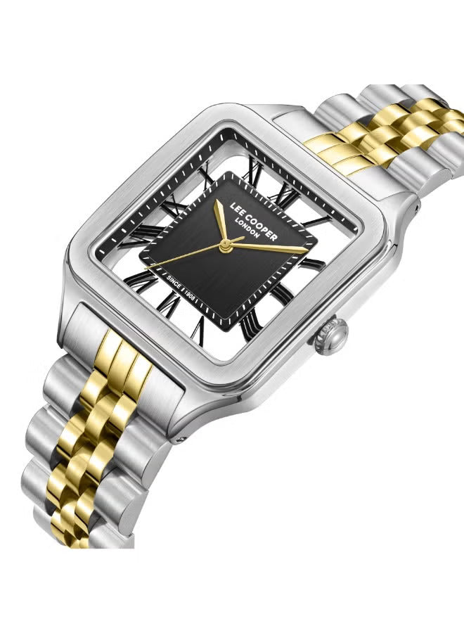 LEE COOPER Men’s Analog Black Dial Watch – LC08282.250