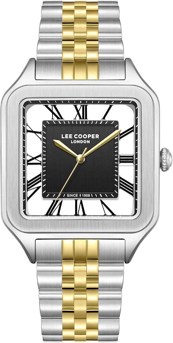 LEE COOPER Men’s Analog Black Dial Watch – LC08282.250