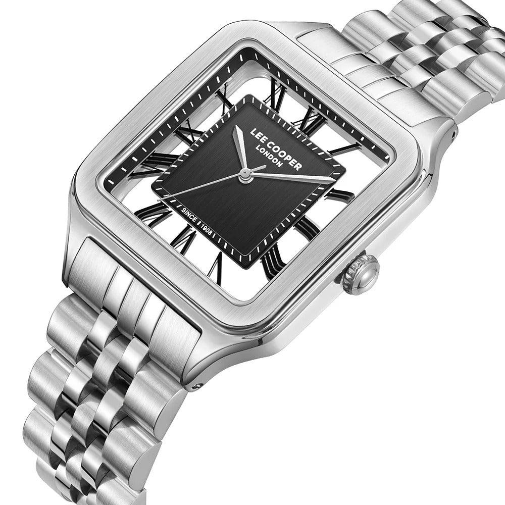 LEE COOPER Men’s Analog Black Dial Watch – LC08282.350
