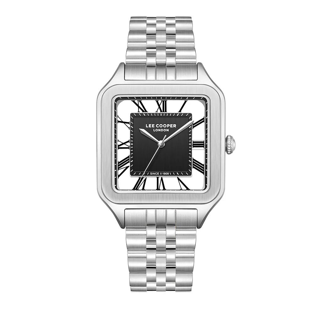 LEE COOPER Men’s Analog Black Dial Watch – LC08282.350