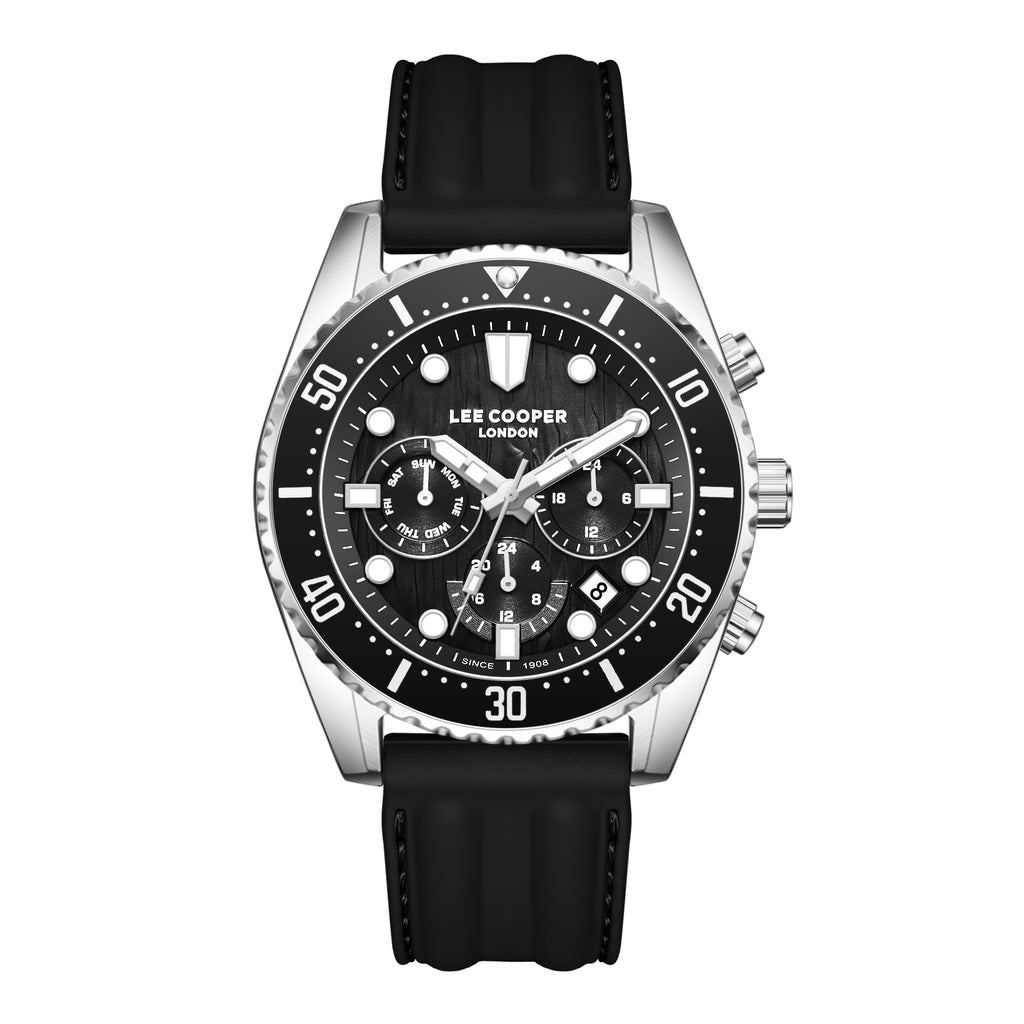LEE COOPER Men’s MULTIFUNCTION BLACK Dial Watch – LC08335.351