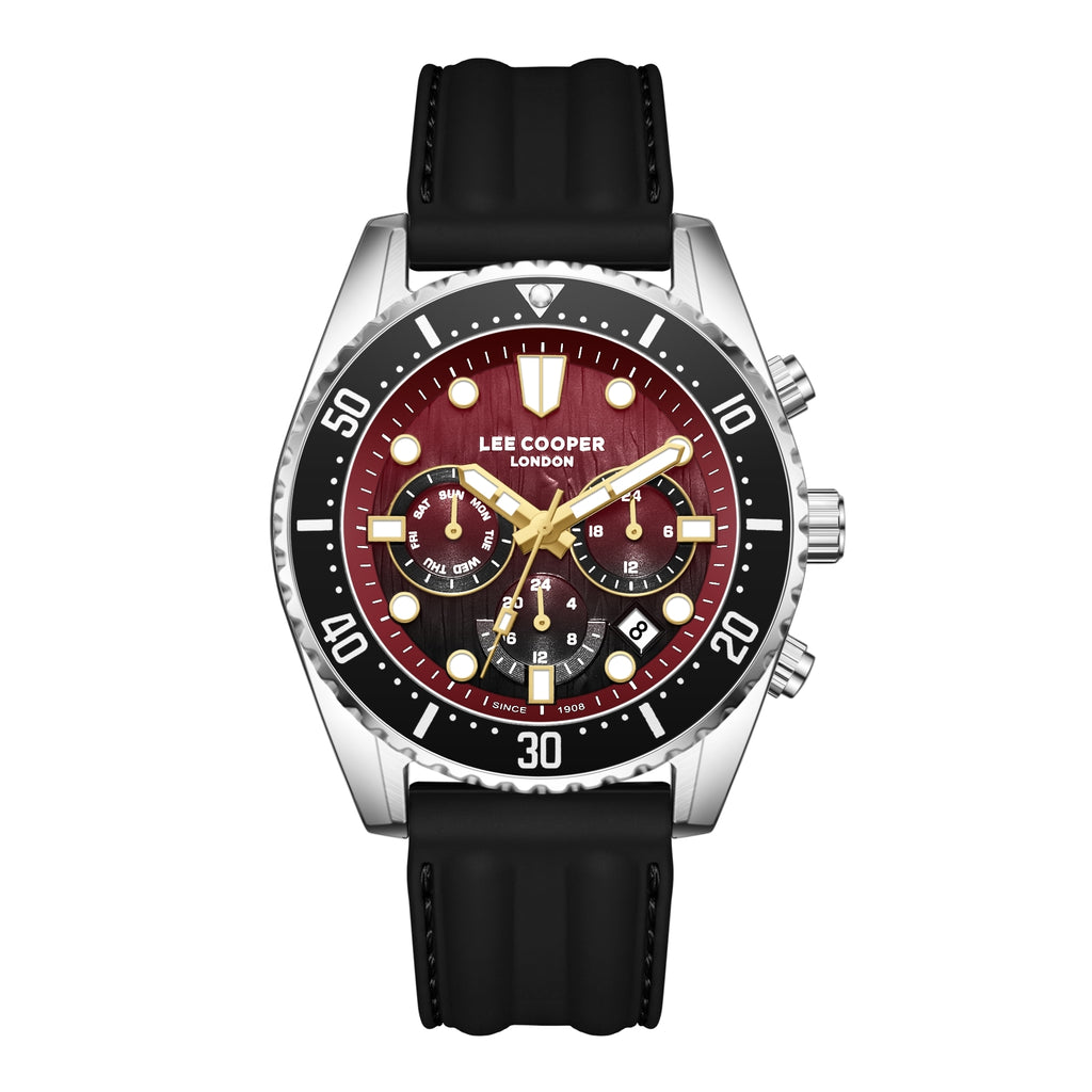 LEE COOPER Men’s MULTIFUNCTION BLACK Dial Watch – LC08335.381