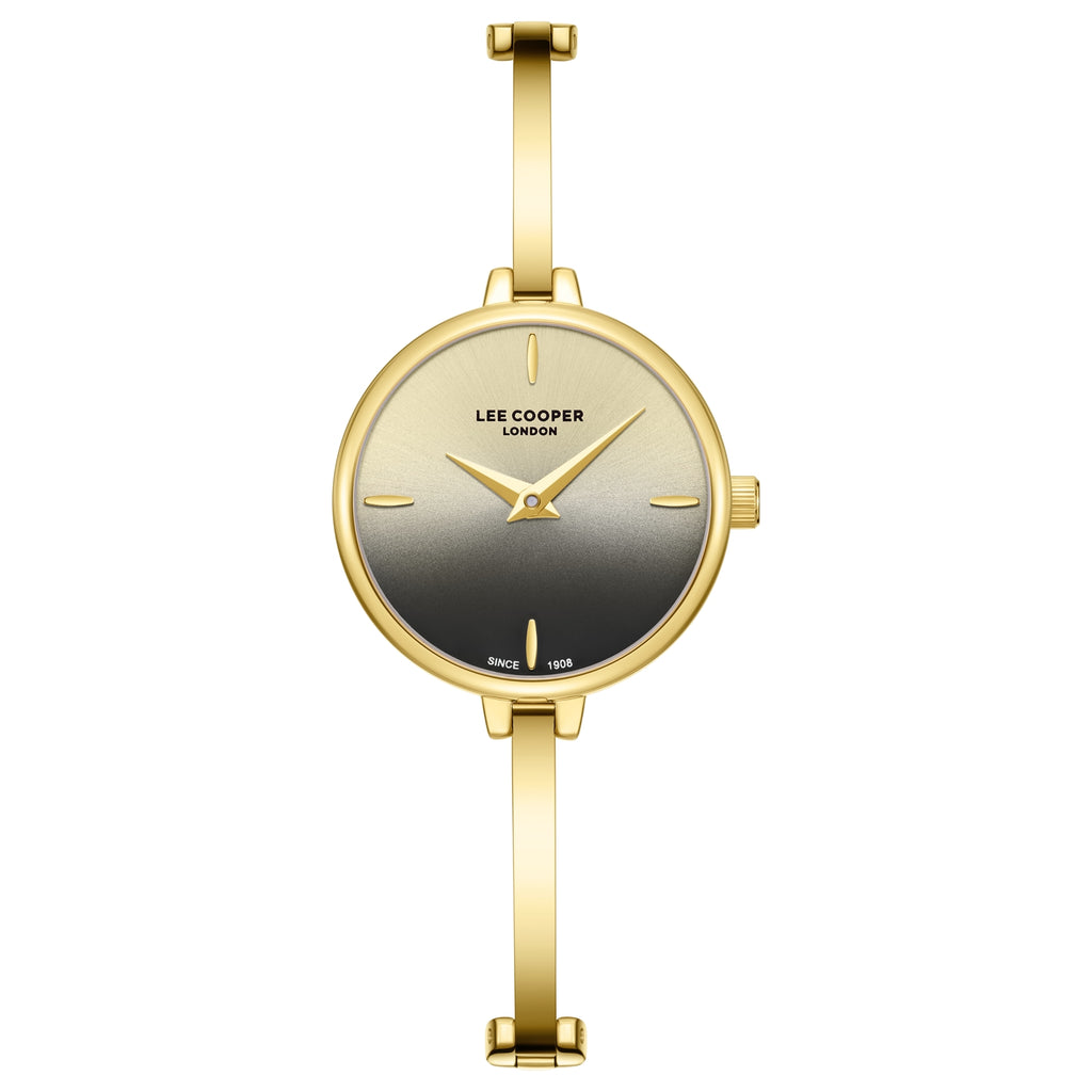 LEE COOPER Women’s Analog GOLD TO BLACK Dial Watch – LC08350.150
