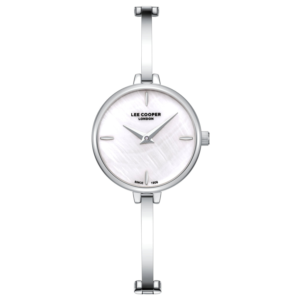 LEE COOPER Women’s Analog WHITE MOP Dial Watch – LC08350.320