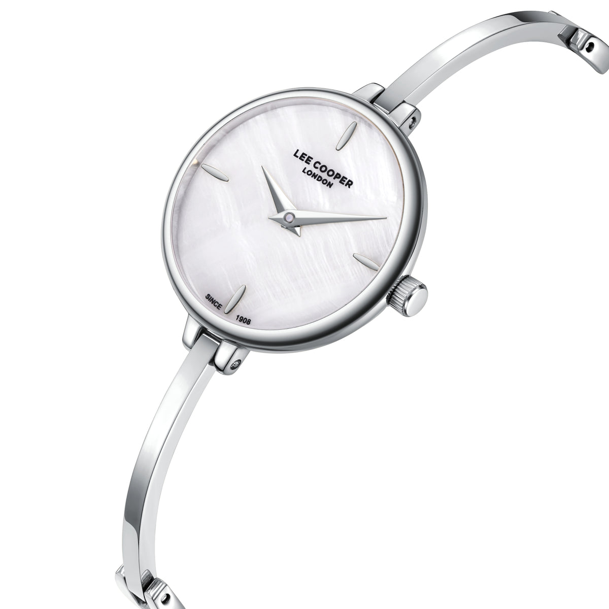 LEE COOPER Women’s Analog WHITE MOP Dial Watch – LC08350.320