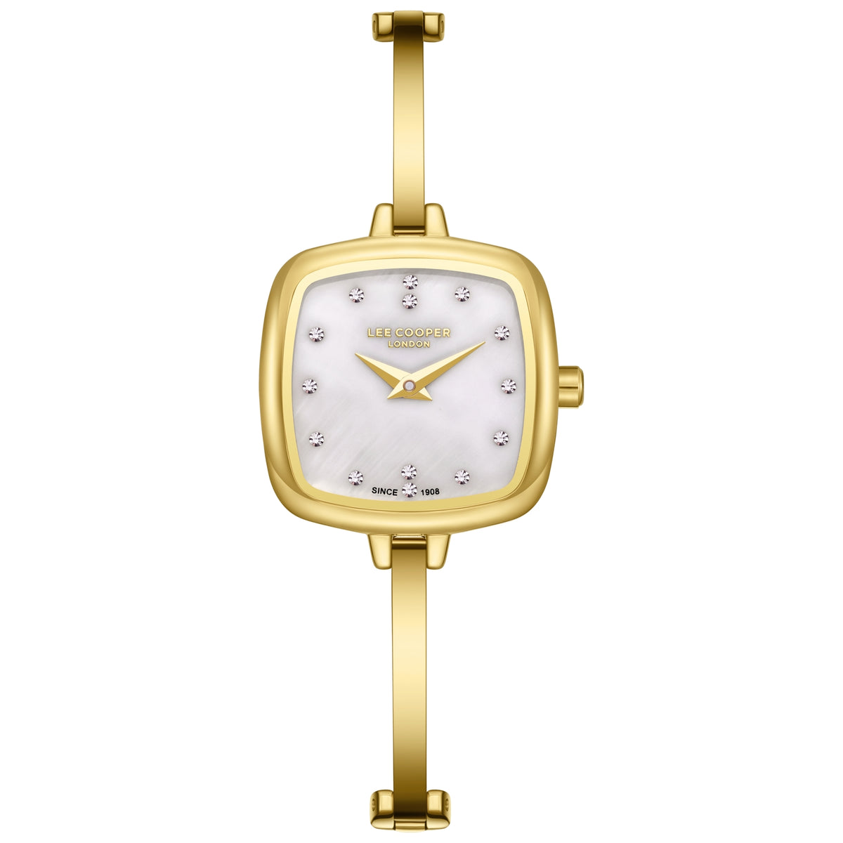 LEE COOPER Women’s Analog WHITE MOP Dial Watch – LC08353.120