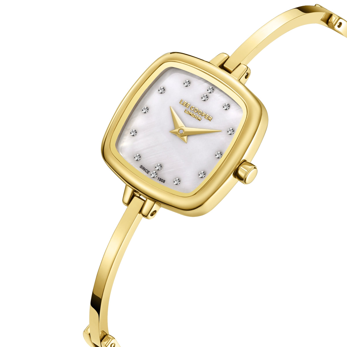 LEE COOPER Women’s Analog WHITE MOP Dial Watch – LC08353.120