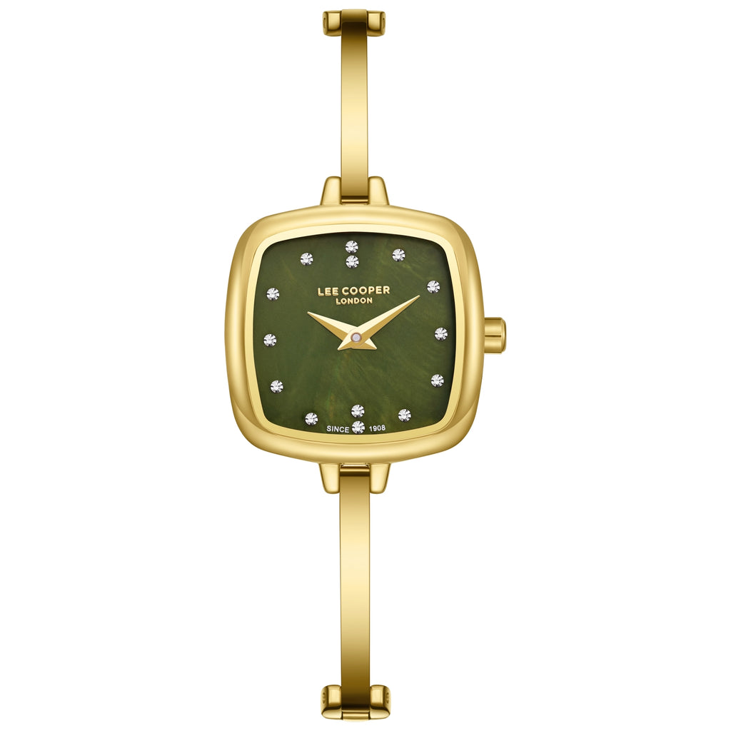 LEE COOPER Women’s Analog GREEN Dial Watch – LC08353.170