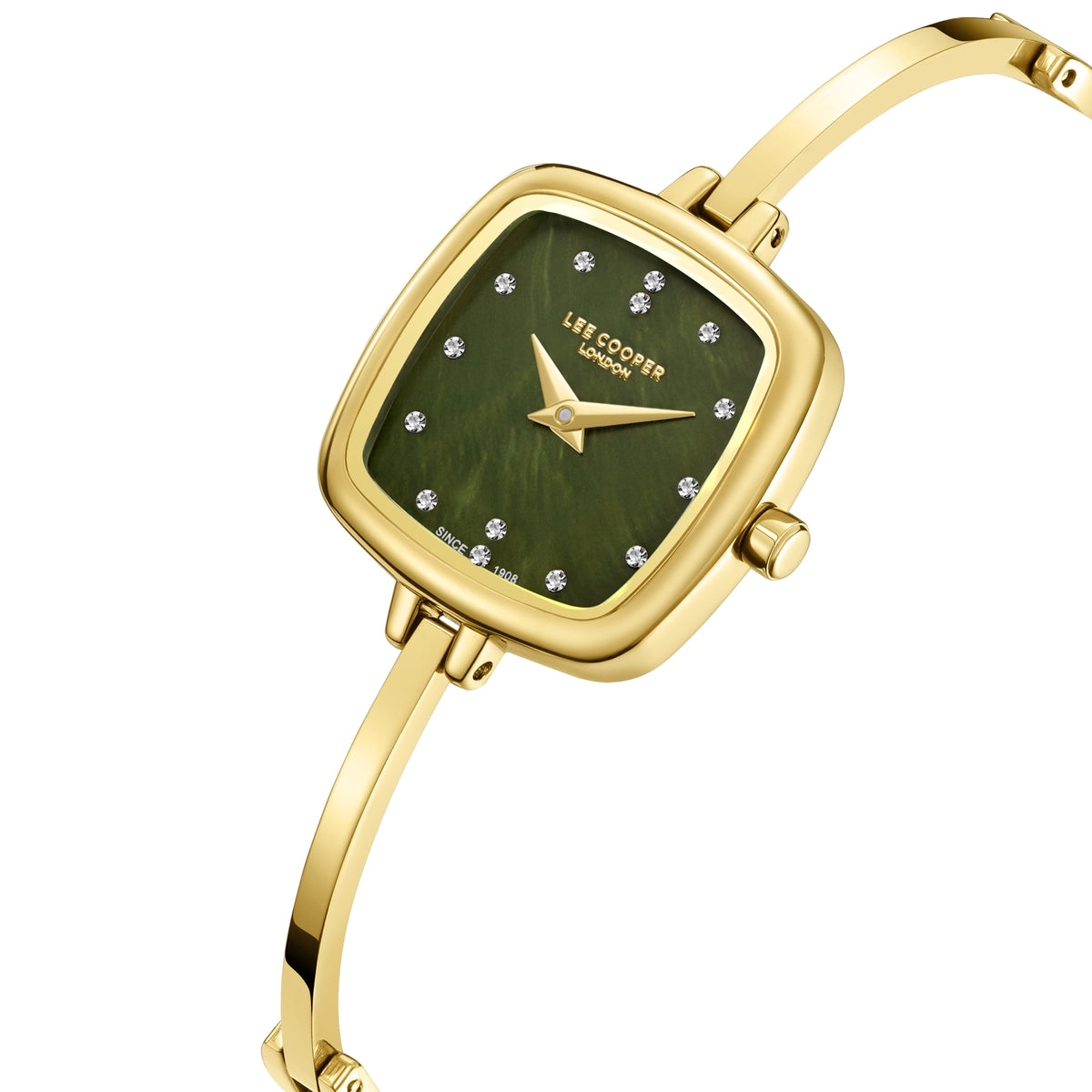 LEE COOPER Women’s Analog GREEN Dial Watch – LC08353.170