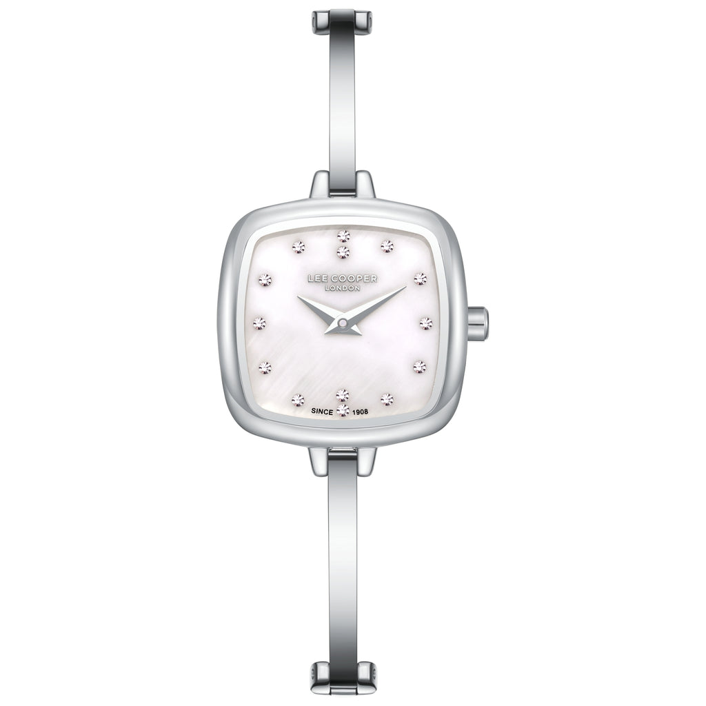 LEE COOPER Women’s Analog WHITE MOP Dial Watch – LC08353.320