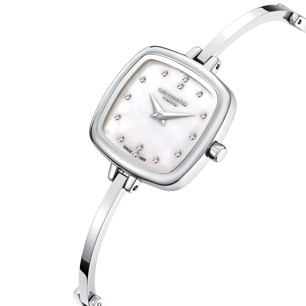 LEE COOPER Women’s Analog WHITE MOP Dial Watch – LC08353.320