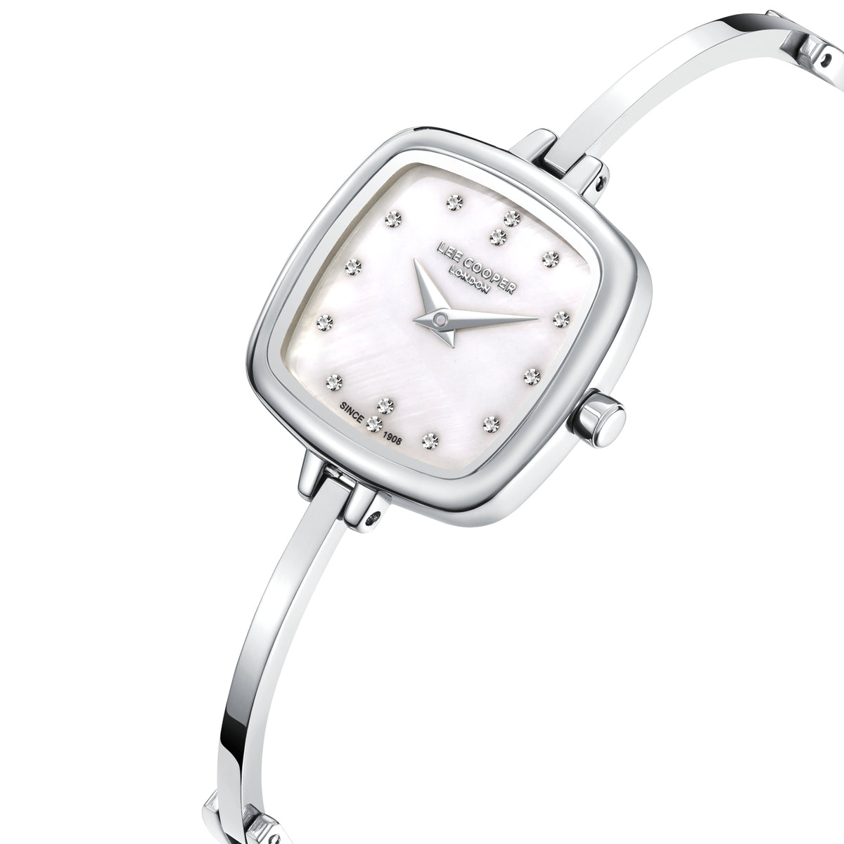 LEE COOPER Women’s Analog WHITE MOP Dial Watch – LC08353.320
