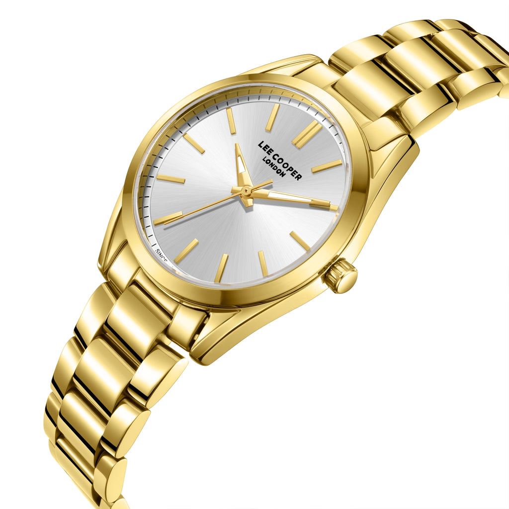 LEE COOPER Women’s Analog Silver Dial Watch – LC08356.130