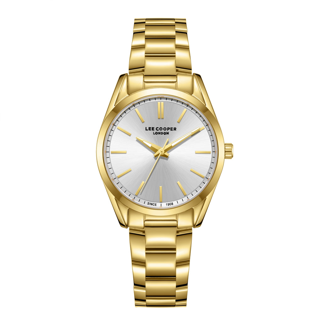 LEE COOPER Women’s Analog Silver Dial Watch – LC08356.130