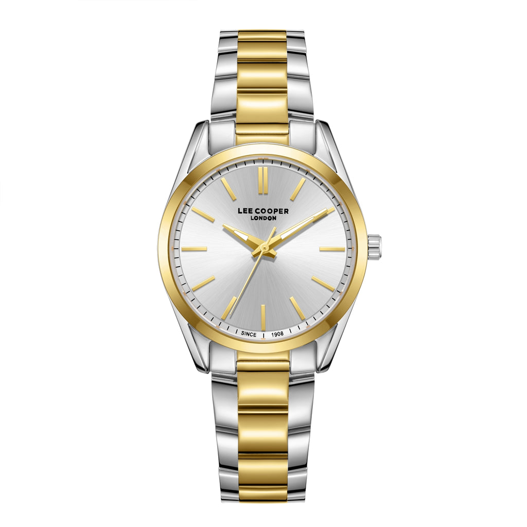 LEE COOPER Women’s Analog Silver Dial Watch – LC08356.230