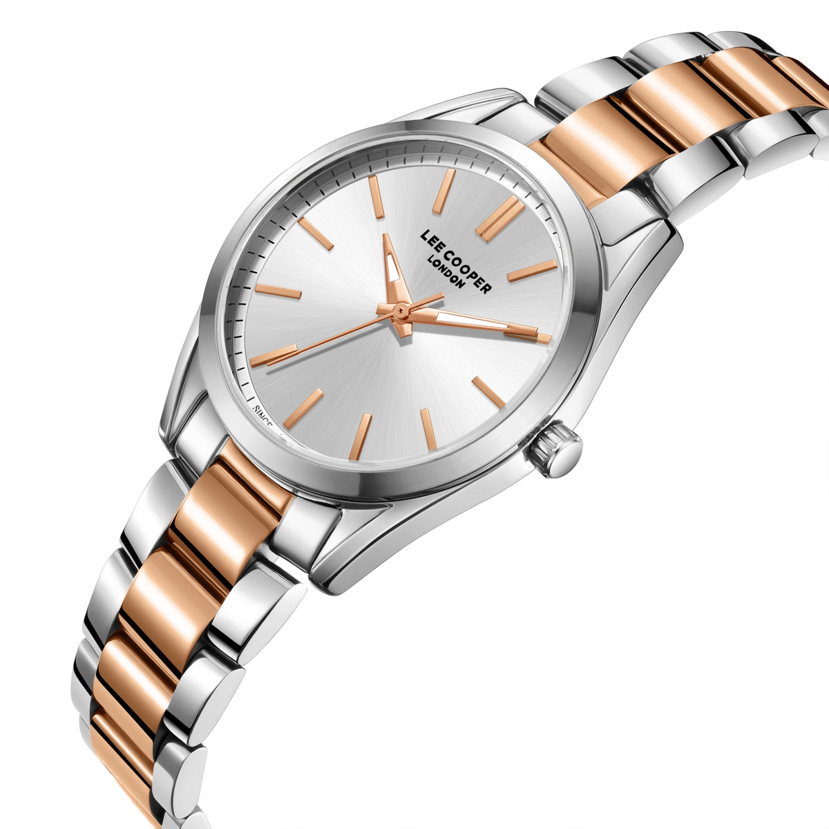 LEE COOPER Women’s Analog SILVER Dial Watch – LC08356.530