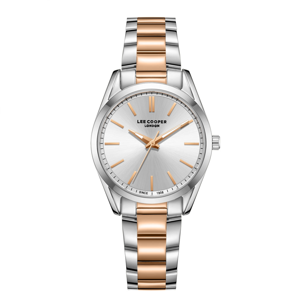 LEE COOPER Women’s Analog SILVER Dial Watch – LC08356.530