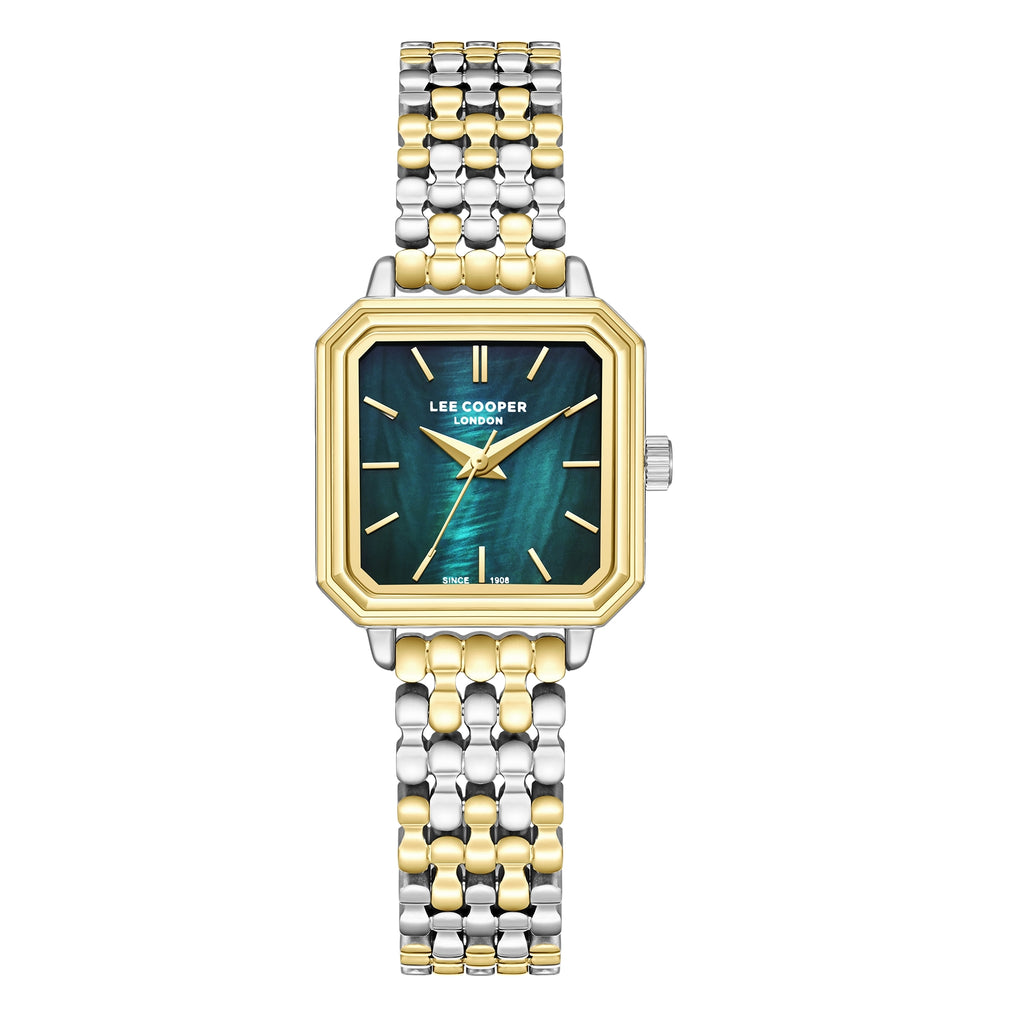 LEE COOPER Women’s Analog GREEN MOP Dial Watch – LC08358.270