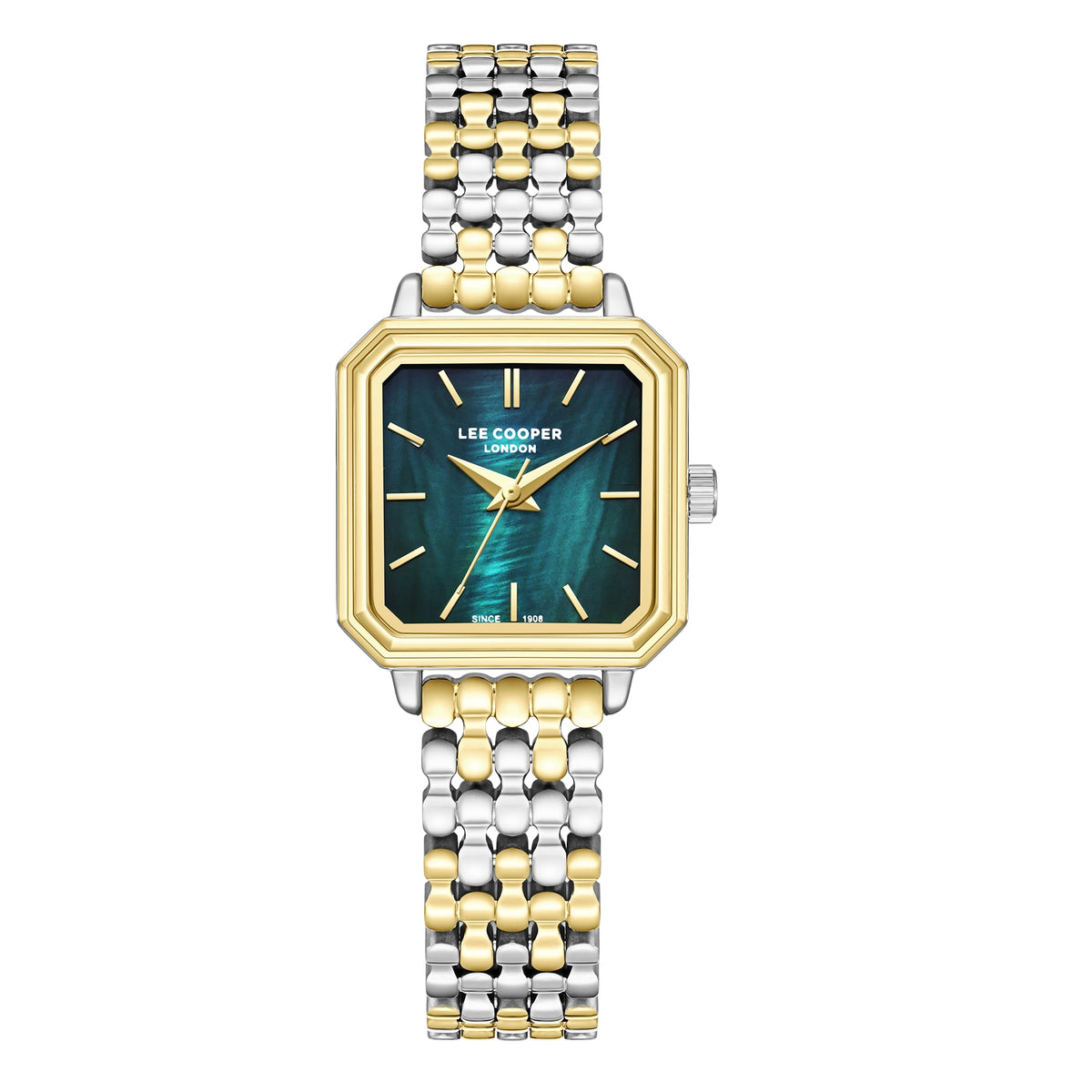 LEE COOPER Women’s Analog GREEN MOP Dial Watch – LC08358.270