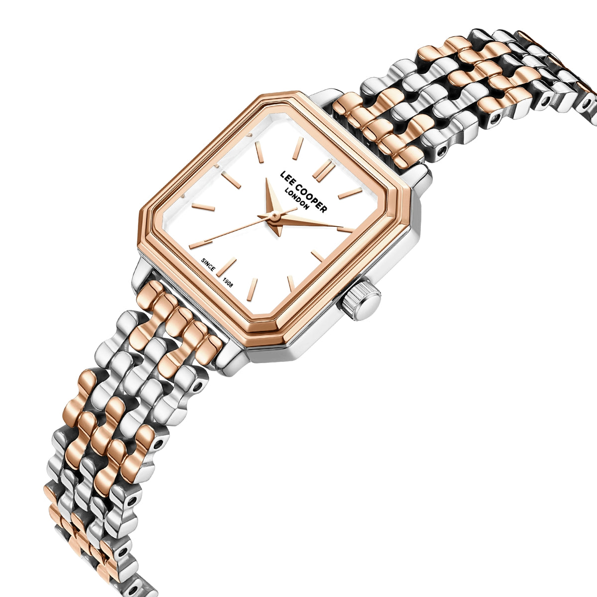 LEE COOPER Women’s Analog WHITE Dial Watch – LC08358.530