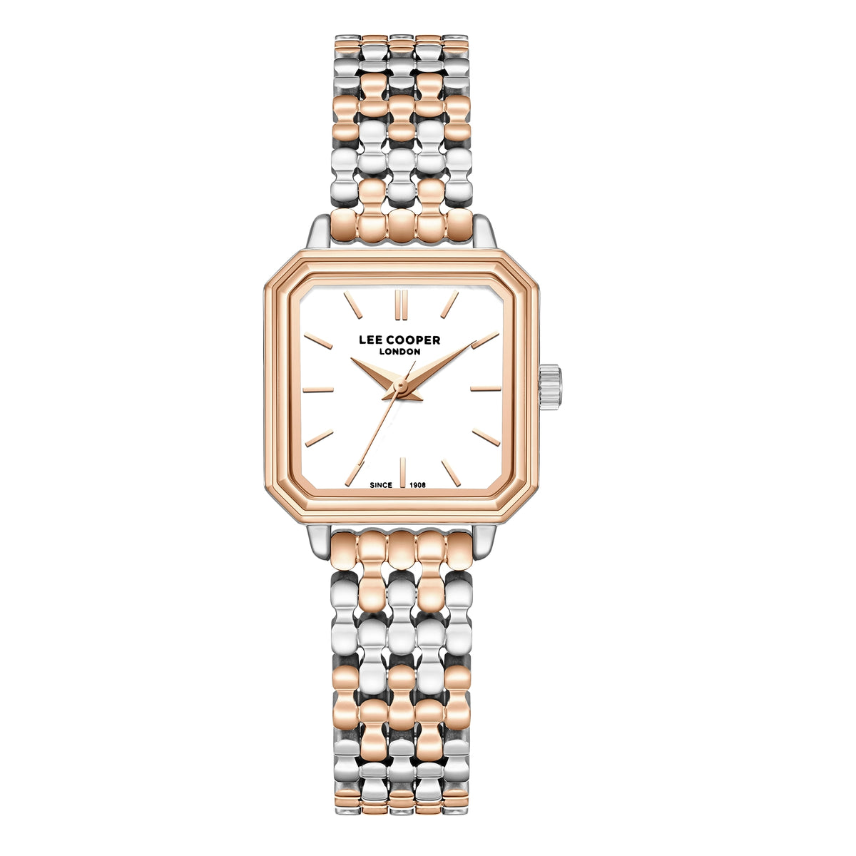 LEE COOPER Women’s Analog WHITE Dial Watch – LC08358.530