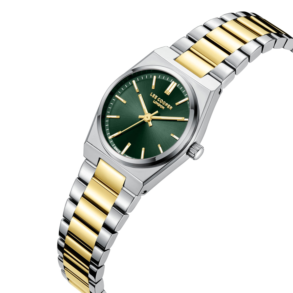 LEE COOPER Women’s Analog GREEN Dial Watch – LC08362.270