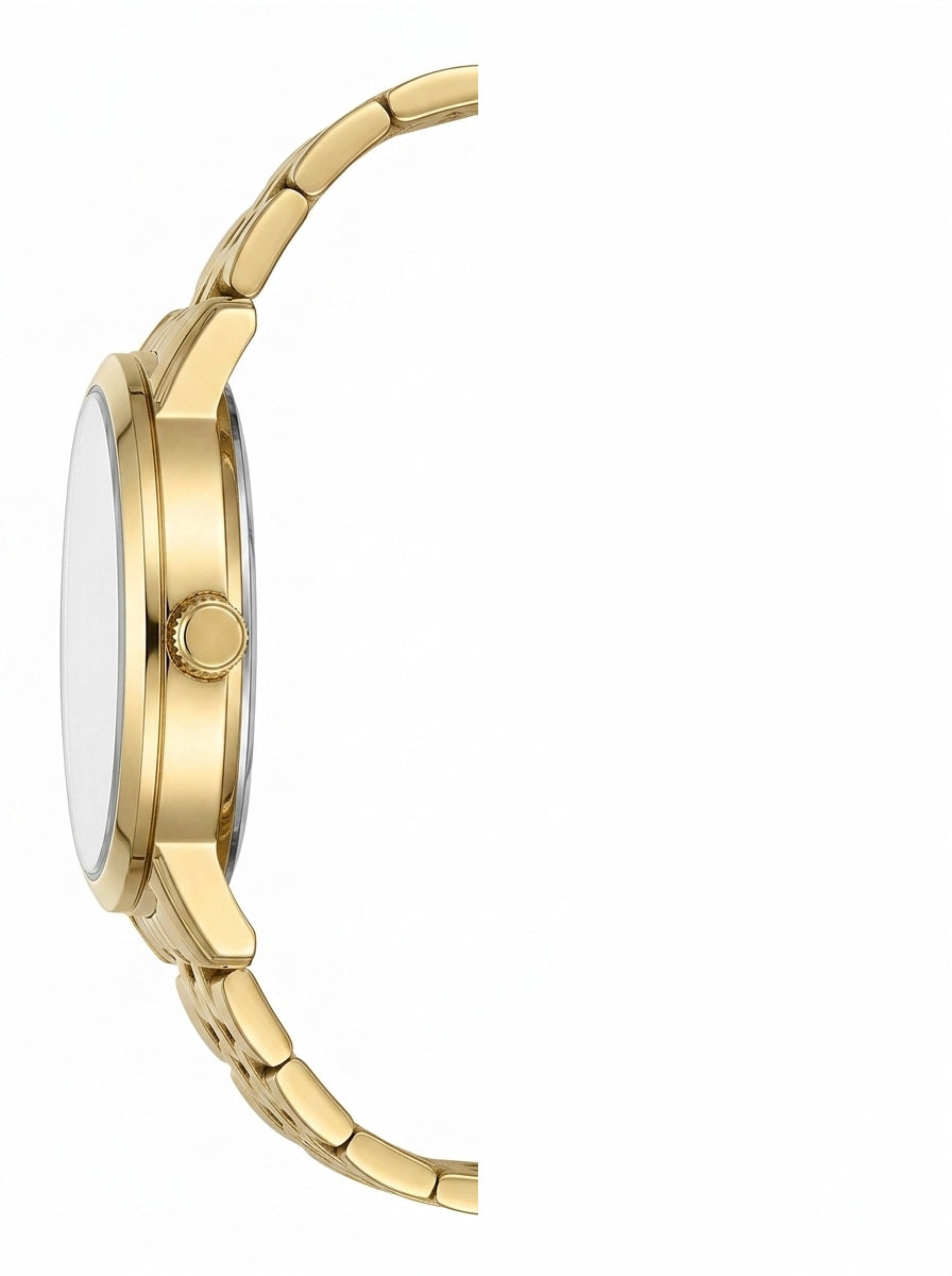LEE COOPER Women’s Analog WHITE MOP Dial Watch – LC08371.120