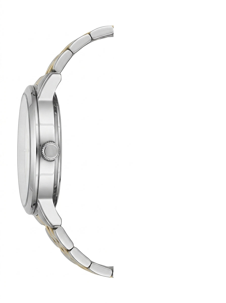 LEE COOPER Women’s Analog WHITE MOP Dial Watch – LC08371.220