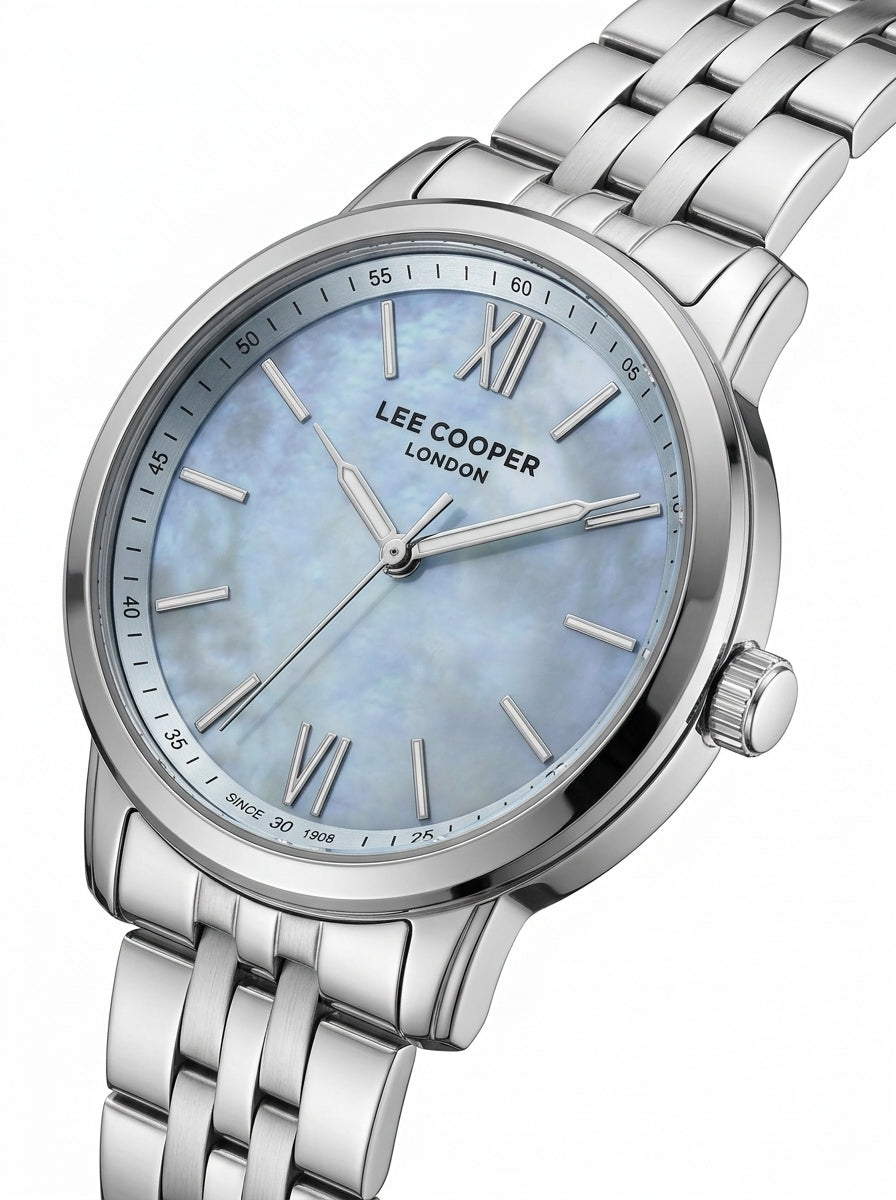 LEE COOPER Women’s Analog BLUE MOP Dial Watch – LC08371.300