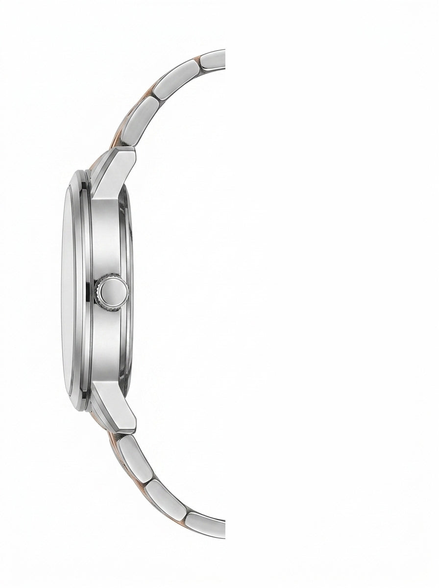 LEE COOPER Women’s Analog WHITE MOP Dial Watch – LC08371.520