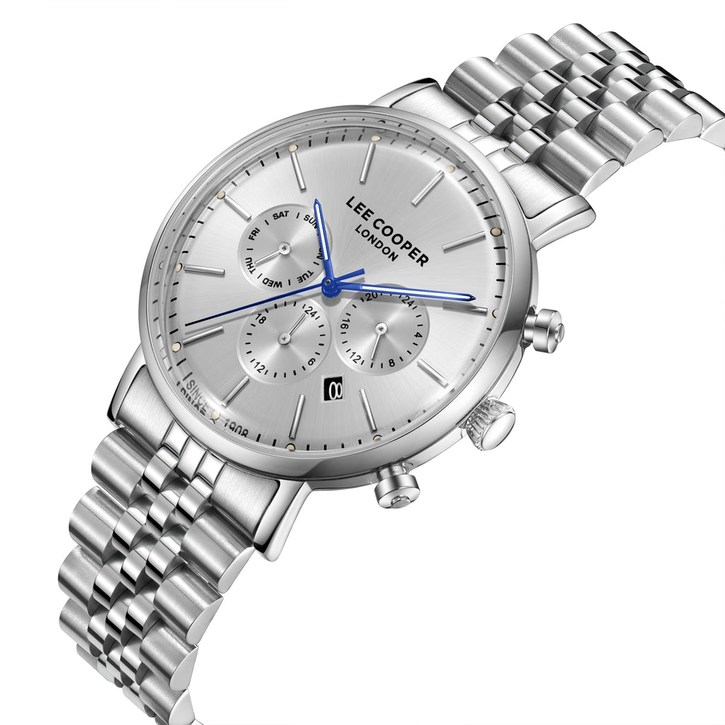 LEE COOPER Men’s Multi Function Silver Dial Watch – LC08372.330