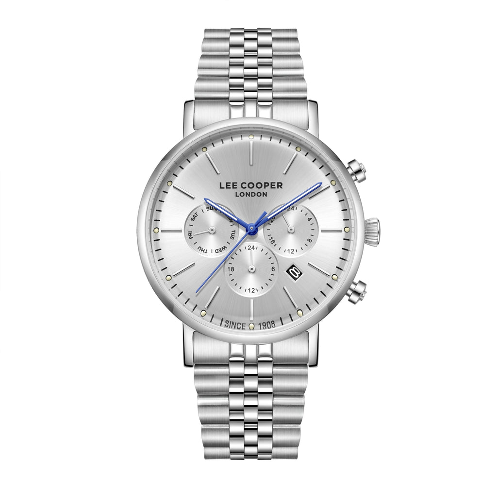 LEE COOPER Men’s Multi Function Silver Dial Watch – LC08372.330