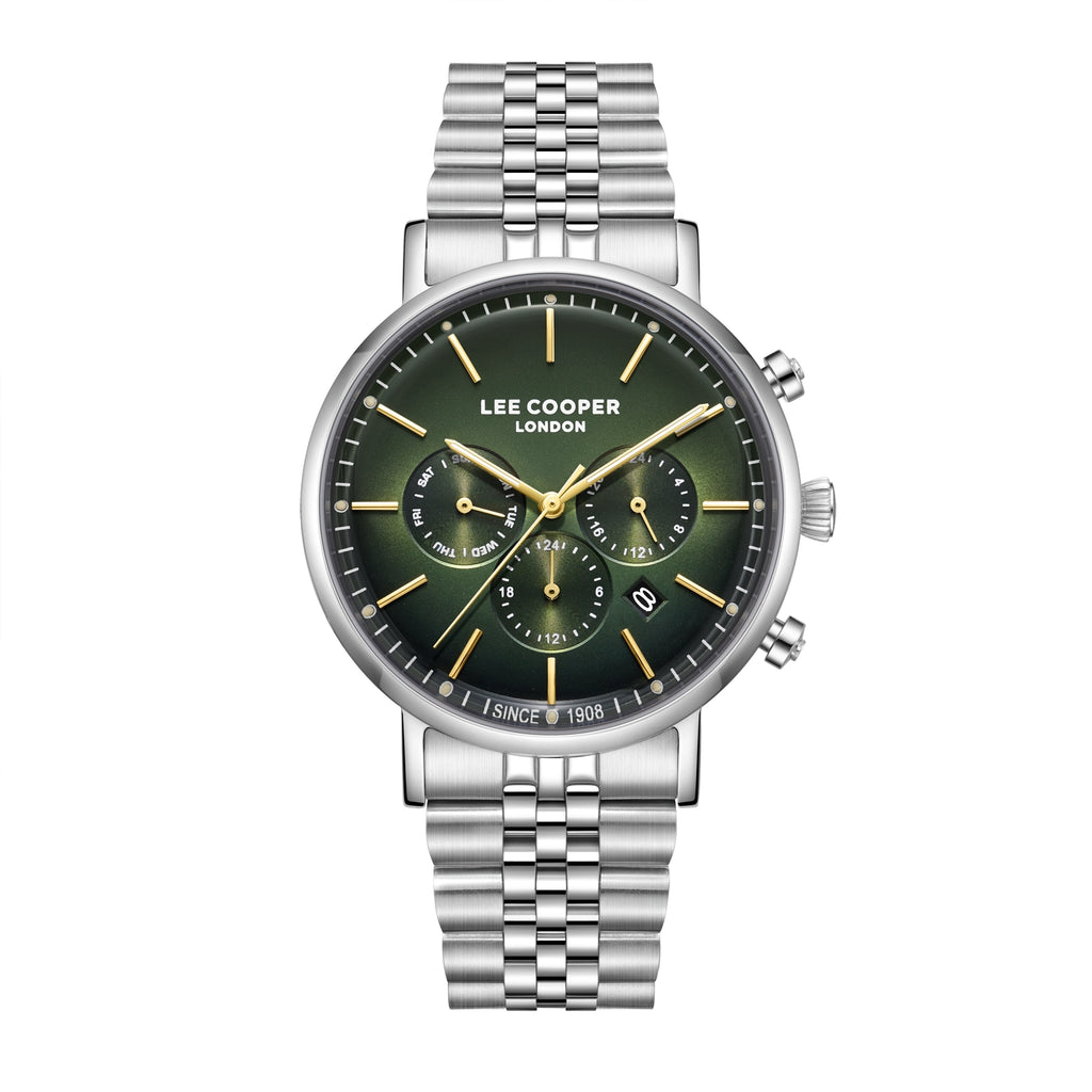 LEE COOPER Men’s Multi Function GREEN Dial Watch – LC08372.370